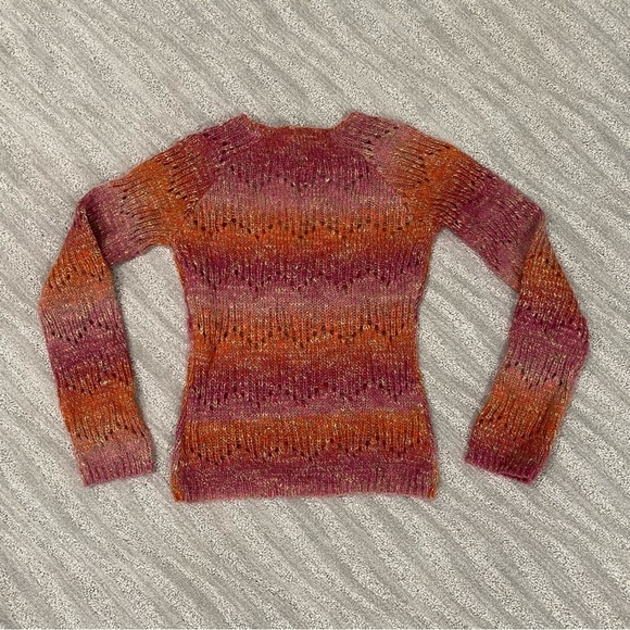 BKE Women’s Scoop Neck Long Sleeve Alpaca Blend Sweater Sz L - Picture 2 of 5